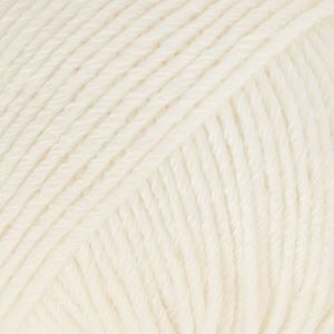 Drops Cotton merino unicolour 01 white