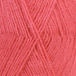Drops Alpaca uni colour 9022 coral UDGÅET