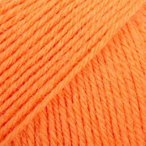 Drops Fabel unicolour 119 electric orange