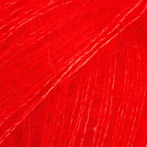 Drops Kid-silk unicolour 61 hot red